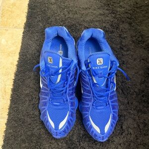 Nike Shox Men's Royal Blue Athletic Shoes